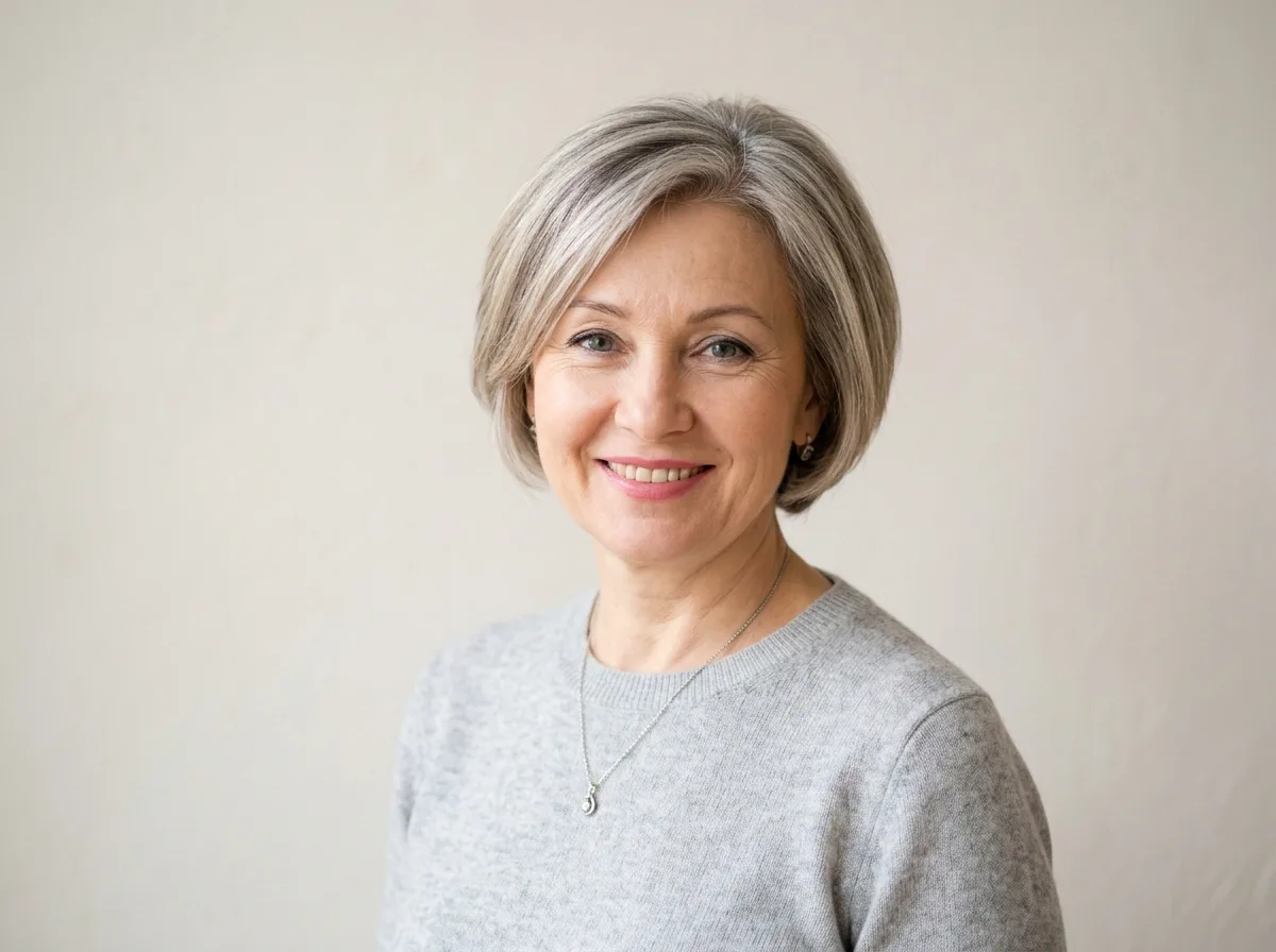 Аватар отзыва — Нина И., женщина около 55 лет, нейтральный светлый фон